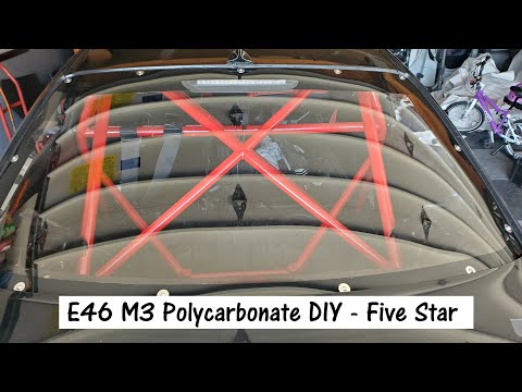 BMW E46 M3 Polycarbonate Window DIY - Five Star
