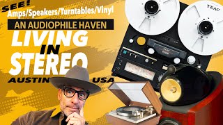 AMPS! SPEAKERS! INSIDE Living in Stereo. An AUDIOPHILE Haven!