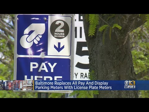 Baltimore Replaces All Pay And Display Parking Meters With License Plate Meters