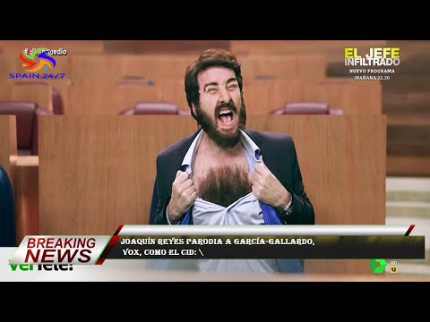 Joaquín Reyes parodia a García-Gallardo,  Vox, como El Cid: \