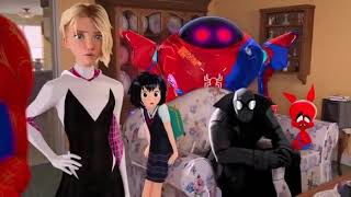 Spider-team vs villains + Aaron gets shot