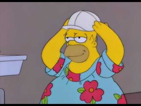 Homer Simpson - Washin' my fat guy hat, honey