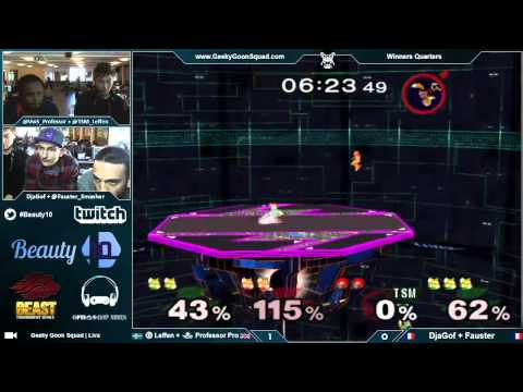 Beauty10 - VwS Professor Pro + TSM Leffen Vs. DjaGof + Fauster - Winners Quarters - Melee Doubles