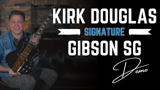Video thumbnail for Gibson Kirk Douglas Signature SG in Ebony Finish | Demo by Nate White by Palen Music Center