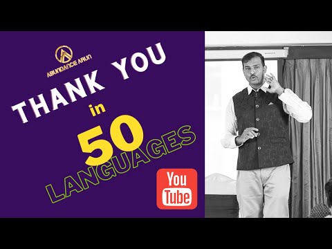 How to Say Thank You in 50 Languages