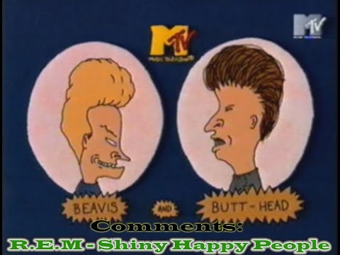 90s Throwback: Beavis and Butt-Head reacts to R.E.M. -   Shiny Happy People [1991]