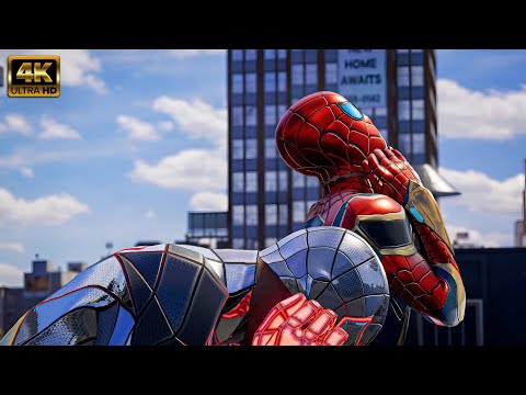NanoTech Suits Vs SandMan (NG+) Marvel’s Spider-Man 2 PS5 [4K 60FPS]