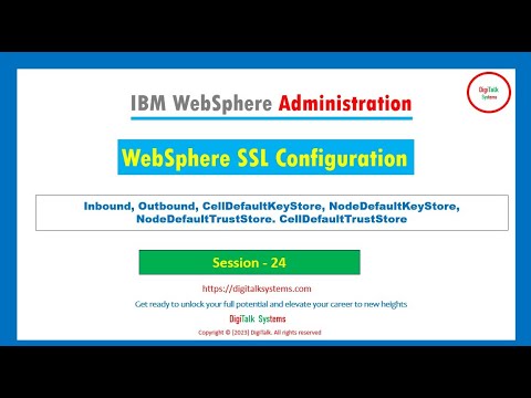 Configuring SSL in WebSphere (Self Sign & CA Certificates)