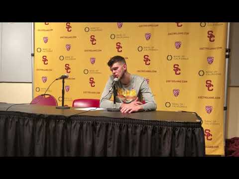 USC forward Nick Rakocevic after Trojans' 73-61 loss to Nevada