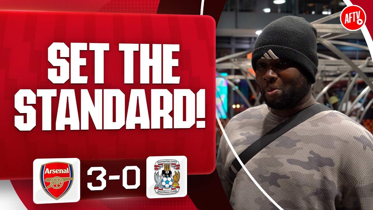 Set The Standard! (Jesse) | Arsenal 3-0 Coventry