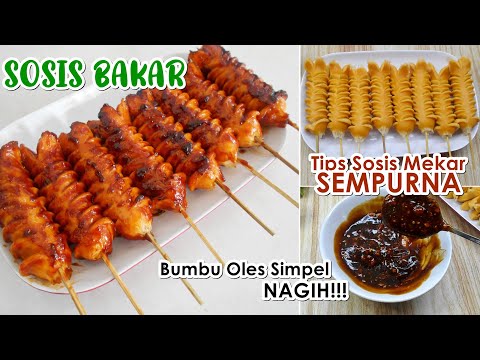 TIPS SOSIS BAKAR MEKAR SEMPURNA | Resep Sosis Bakar Bumbu Mantap