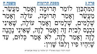 מסכת תרומות פרק ג משנה ח