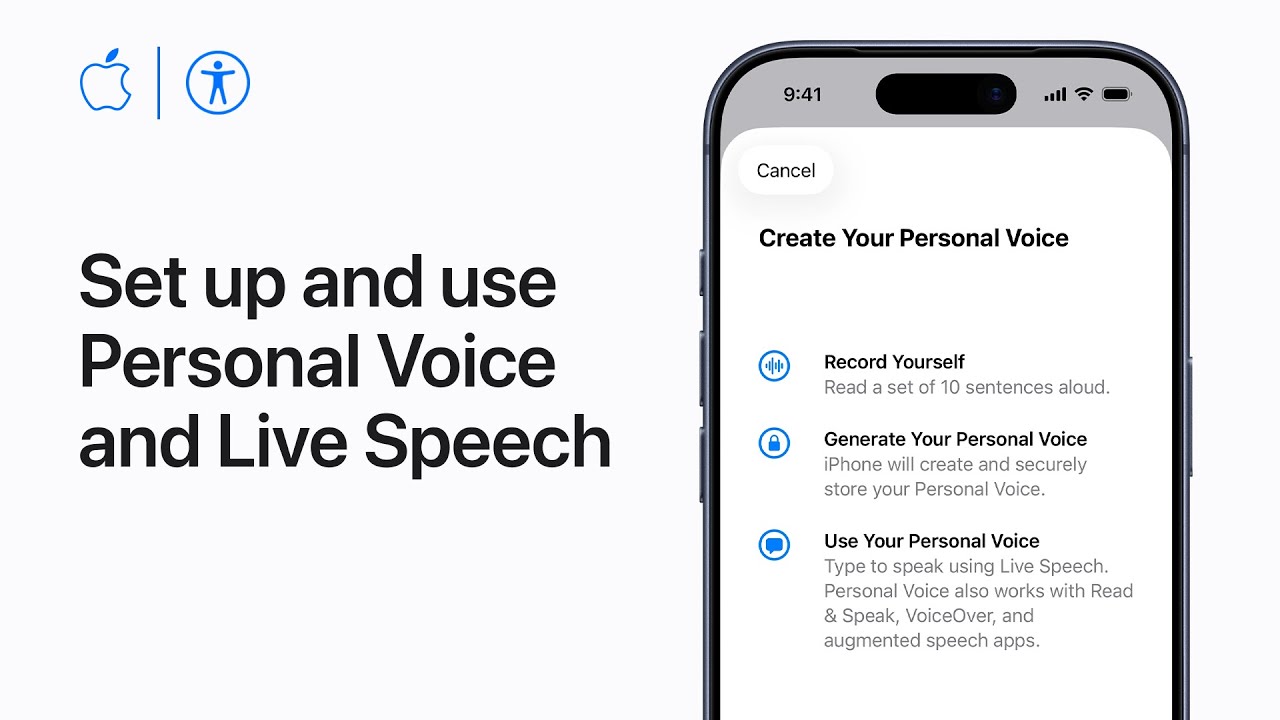 How to set up and use Personal Voice and Live Speech on iPhone and iPad | Apple Support