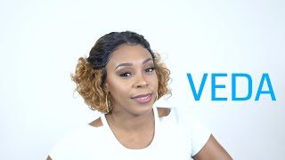 Outre Synthetic I-Part Swiss Lace Front Wig - VEDA --/WIGTYPES.COM