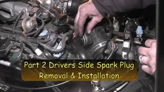 2001 Infiniti QX4 3.5L Import Tune Up Series Pt2 Driver's Side I E3 Spark Plug Install (CYL 2, 4)