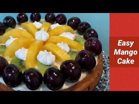 Easy Mango Cake Recipe | How to Make a Delicious Mango Cake