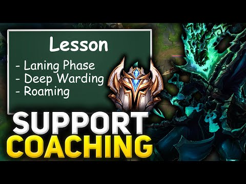 Challenger Coaching Bronze Support  - [Laning Phase, Deep Warding, Roams…] Thresh Support Guide s10