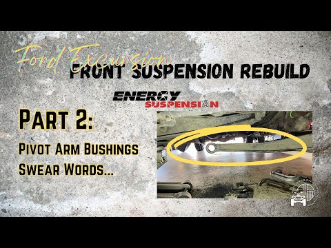 Ford Excursion - Super Duty Front Suspension Rebuild Part 2 | 2WD Twin I-Beam | Energy Suspension