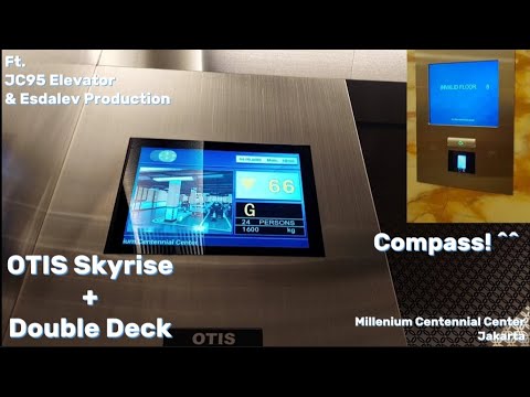 High Speed Otis Skyrise Double Deck Elevator @ Millenium Centennial Center, Jakarta
