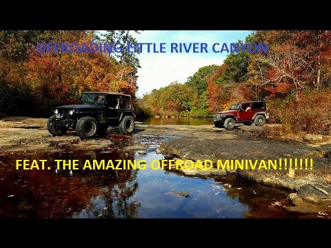 Offroad at Little River Canyon in AL!! Testing the TJ on 35's