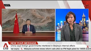 Chinese President Xi Jinping delivers New Year’s address focusing on economic growth