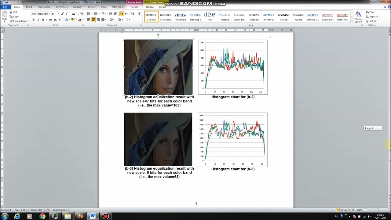 Lab. 6 Histogram Equalization