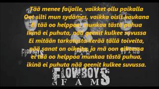 Flowboysfam -  Kulkee suvussa (Lyrics)