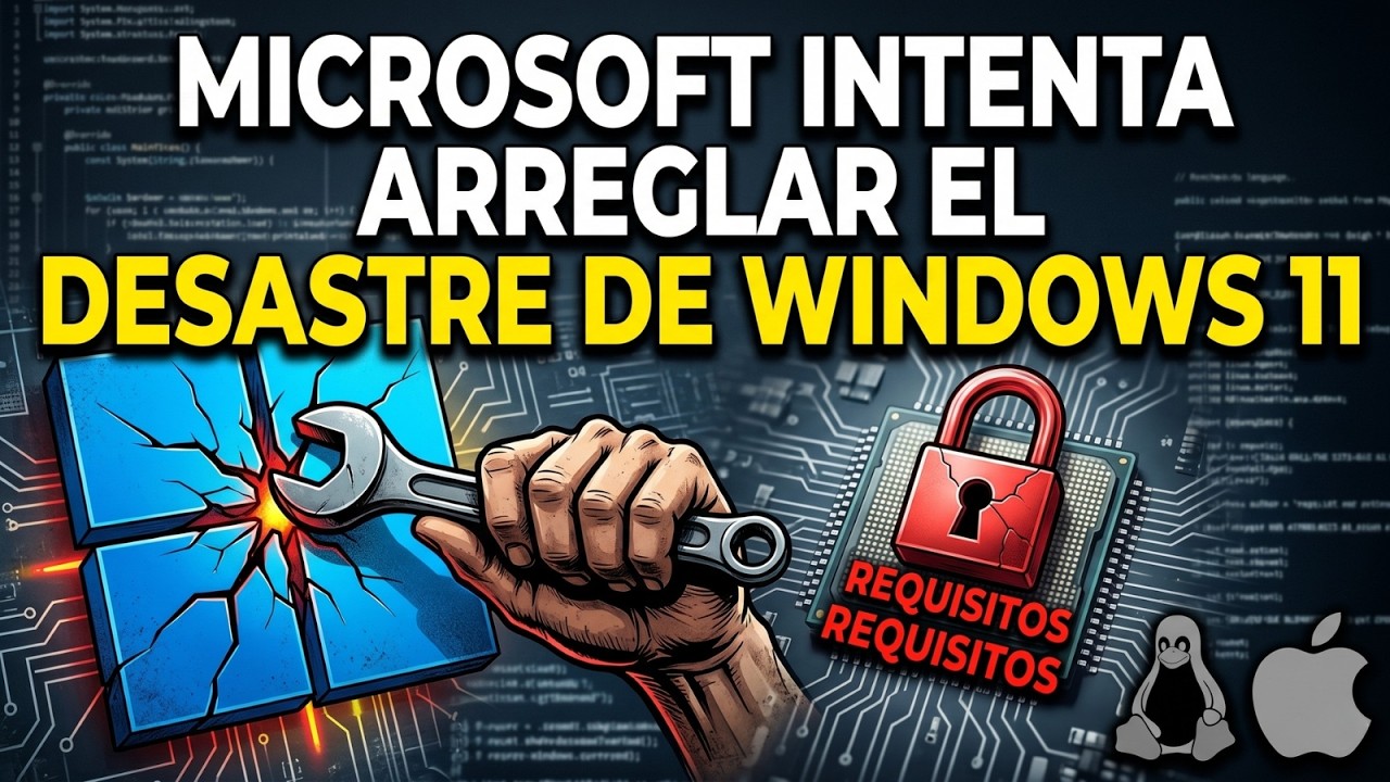 Microsoft intenta arreglar el desastre de Windows 11