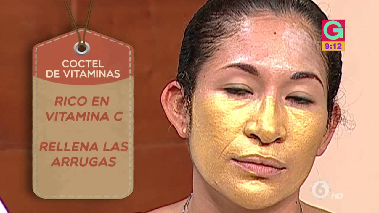Cóctel de vitaminas para la cara