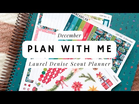 December 2025 Plan with Me - Laurel Denise Scout Planner