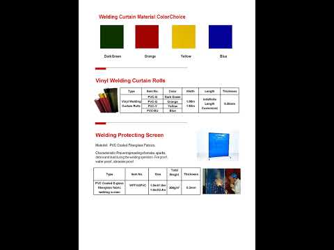 Stainless steel single sided pvc welding curtains