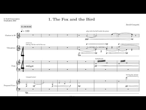 The Fox and the Bird - David Cerquetti (Performed by the MDI Ensemble + Live Electronics).