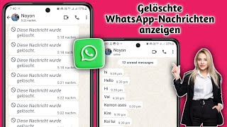 Wiederherstellung gelöschter WhatsApp-Nachrichten – funktioniert einwandfrei |