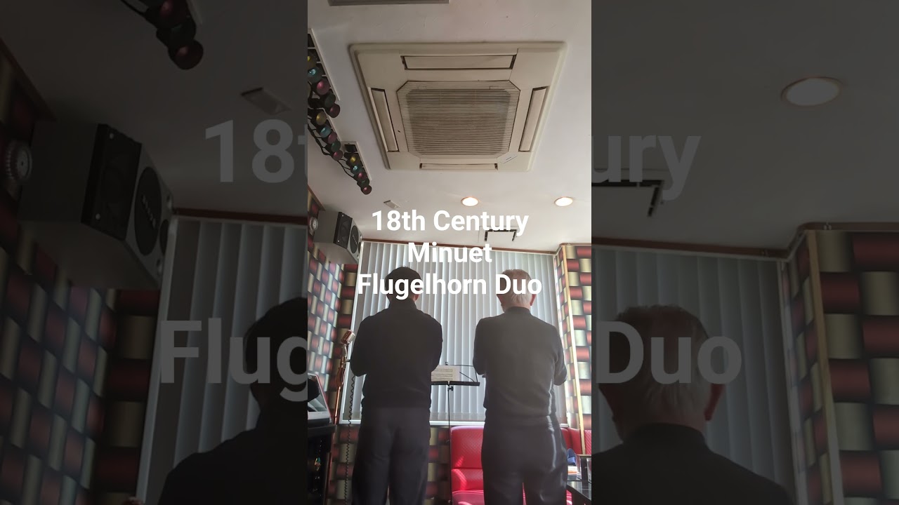 Minuet Flugelhorn Duo #music #trumpet
