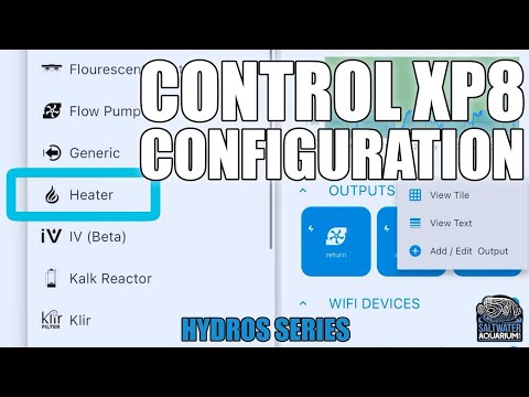 Hydros CONTROL XP8 Outlet Configuration - Hydros Series