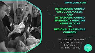 Ultrasound Guided Vascular Access, Emergency Medicine Nerve Blocks,  OR Regional Anesthesia Courses