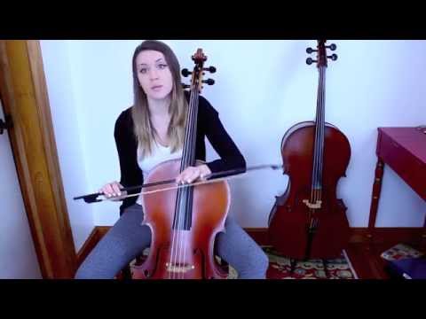 Playing on Gut Strings, Bow Warm-Ups - Baroque Cello/String Lesson - Emily Davidson
