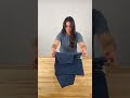 Here’s the best way to fold a t-shirt. It’s simple and easy for anyone to do.