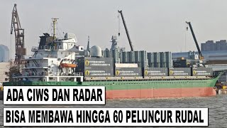 CHINA MEMBUAT KEJUTAN, KAPAL CARGO DIUBAH MENJADI LADANG RUDAL DI LAUT中国出人意料，将货船改装成海上导弹发射场