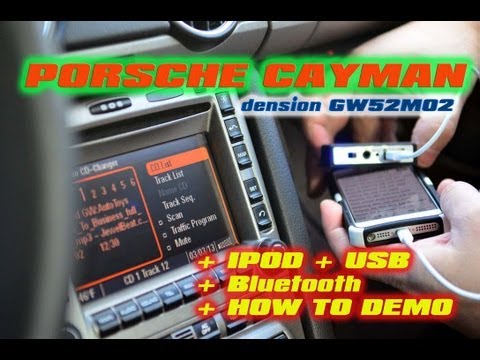 Porsche Cayman GW52MO2 Dension Ipod BLUETOOTH USB MP3 by AutoToys.com (997/998)