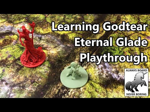Godtear Eternal Glade Battle Report | Learn to Play | Nia Versus Morrigan Playthrough