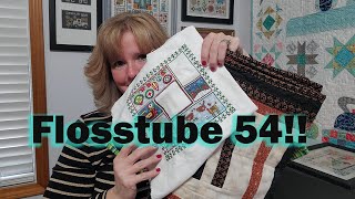 Flosstube 54: March Cross Stitch finishes and progress on Pumpkin Lane, Proud and True, and quilts
