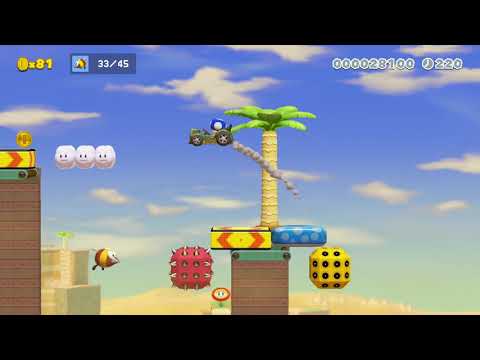full automatic level, dont move by unäD 🍄 Super Mario Maker 2 #akw