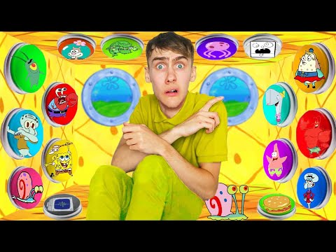 100 Spongebob Knoppen En Slechts 1 Is Juist (Challenge)