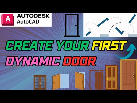 Expert Reveals AutoCAD Secrets for Stunning Dynamic Doors #aeccad