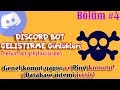 Genel komut yapısı ve Ping komutu! | Discord bot geliştirme dersleri(Günlükleri) #4 Discord.JS Genel komut yapısı ve Ping komutu! | Discord bot geliştirme dersleri(Günlükleri) #4 Discord.JS