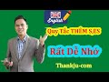 Quy Tắc Thêm S ES Vào Sau Động Từ Tiếng Anh Quy Tắc Thêm S ES RẤT DỄ NHỚ Thankju