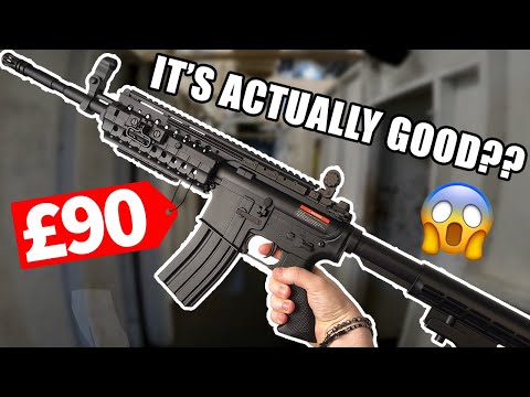 This Cheap Airsoft Gun Is Actually Good! - CYMA CM.508 AEG Rapid Fire Review