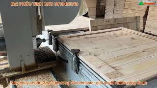 Máy phay khoan Cnc 2 phương Woodmaster hoàn thiện nhiều công đoạn
