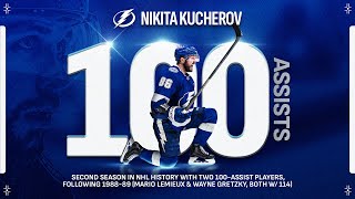 ALL 100 Nikita Kucherov Assists in 2023-24